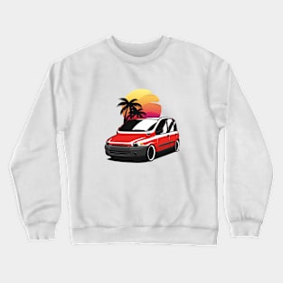 Red Multipla Sunset Crewneck Sweatshirt